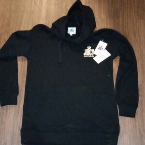 NWT Juicy by Juicy Couture Black Hoodie Size XS